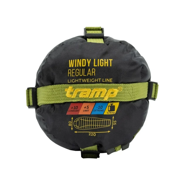 Суперкомпактний, легкий літній спальний мішок-кокон Tribe Windy Light кокон лівий olive 220/80-55 (+10/+5/-10°С) (UTRS-055-olive-L) - изображение 8