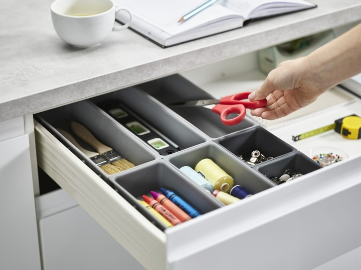 Modułowy organizer do szuflady Joseph Joseph Blox 7 elementów Szary (5028420003901) - obraz 11