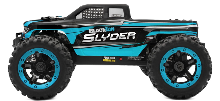 Машинка на дистанційному управлінні BlackZon Slyder MT Electric Monster Truck Blue (5700135401042) - зображення 3