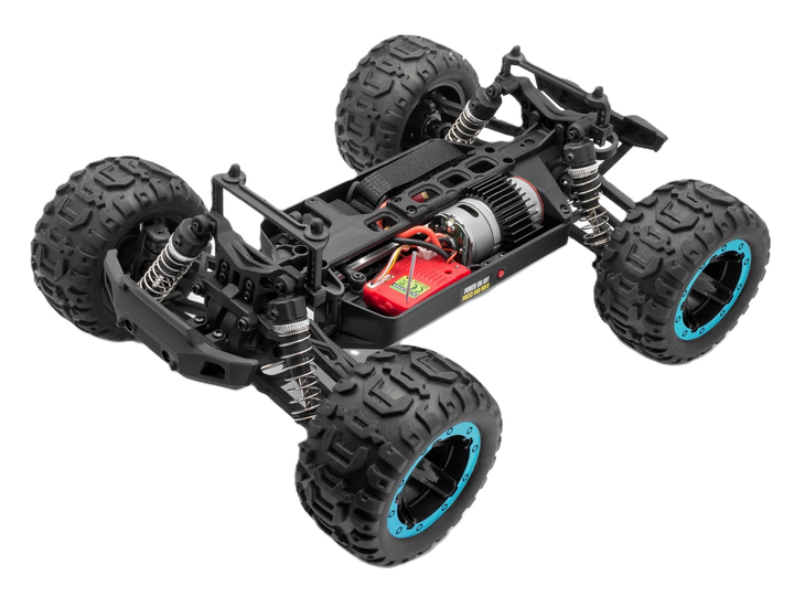 Машинка на дистанційному управлінні BlackZon Slyder MT Electric Monster Truck Blue (5700135401042) - зображення 4