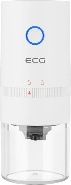Кофемолка аккумуляторная ECG KM 150 Minimo White для измельчения кофейных зерен - изображение 2