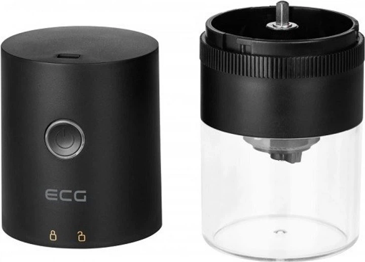 Кофемолка аккумуляторная ECG KM 150 Minimo Black для измельчения кофейных зерен - изображение 5
