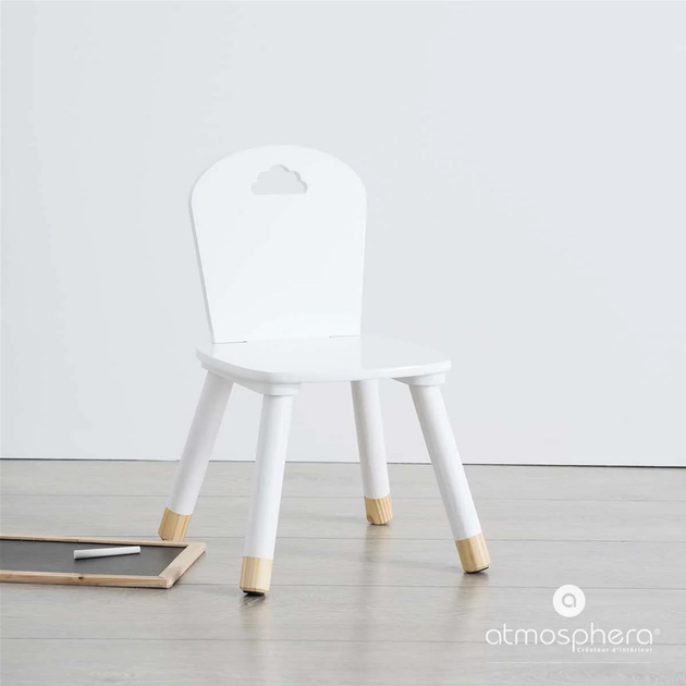 Krzesło dziecięce Atmosphera for kids 50 x 28 x 28 cm White (3560238909119) - obraz 4