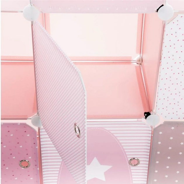 Шафа з полицями Atmosphera for kids у формі замка для дитячої кімнати 94.5 x 32 x 109 см Рожевий (3560238909850)   - зображення 4