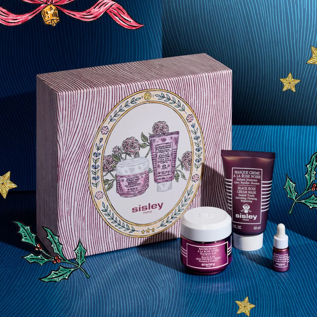 Zestaw do pielęgnacji twarzy Sisley Black Rose Krem-maseczka 60 ml + Krem 50 ml + Olejek 3 ml (3473311320285) - obraz 3