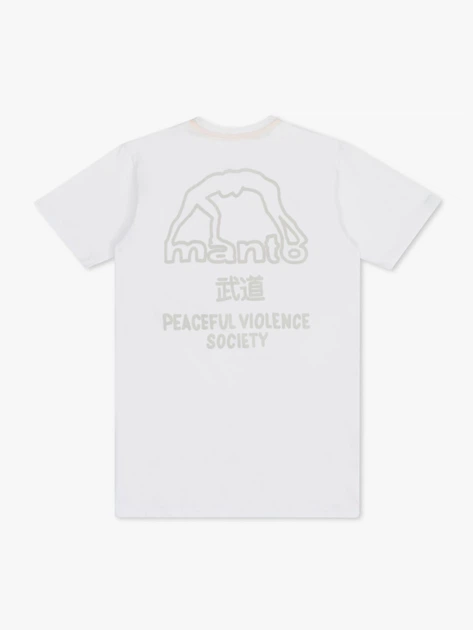 Футболка MANTO t-shirt SOCIETY 25 White XL - изображение 2
