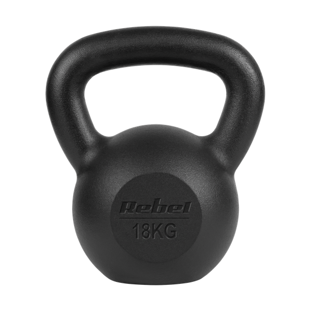 Гиря чавунна 18 кг Rebel Active RBA-2323-18 - Фото 2 Гиря чавунна 18 кг Rebel Active RBA-2323-18 - изображение 2