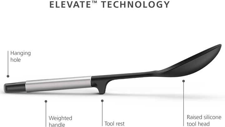 Łyżka kuchenna Joseph Joseph Elevate Silicone Steel (5028420008746) - obraz 4