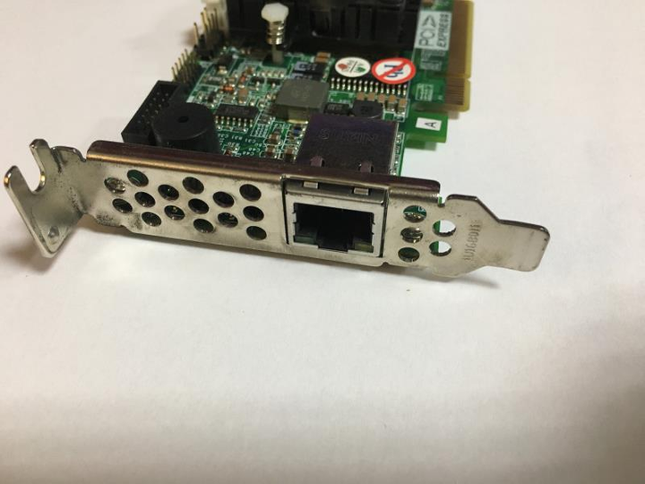 RAID-контролер ARECA ARC-1222-SAS, PCI-e x8, 256mb, 3GB/S, 1x SFF-8087 (mini SAS), низькопроф. Б/В - зображення 2