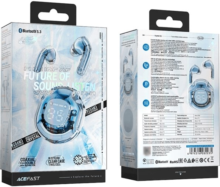 Навушники Acefast T8 Ice Blue (6974316282235) - зображення 7