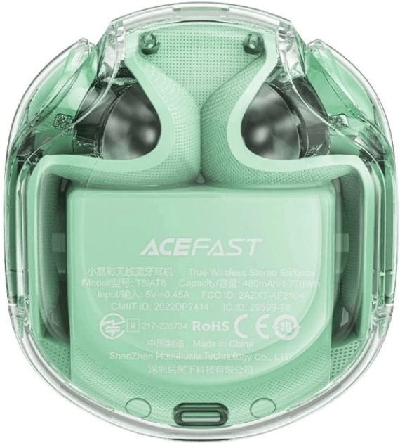 Słuchawki Acefast T8 Mint Green (6974316282259) - obraz 5