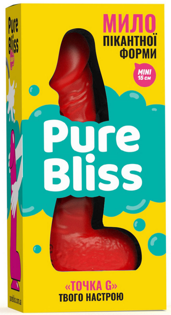 Мыло член Pure Bliss Mini dick 15 см Red (1100815990004) - изображение 2