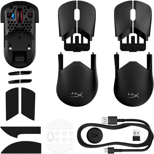 Миша HyperX Pulsefire Saga Pro Wireless/Bluetooth Black (A2PB2AA) - зображення 9
