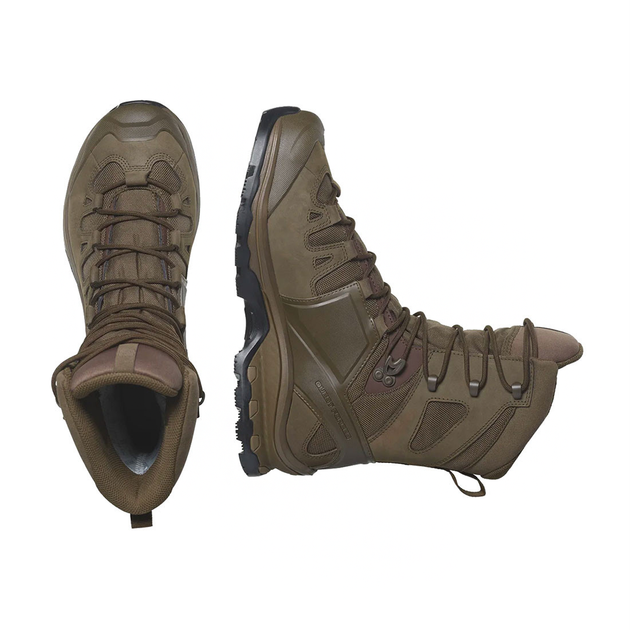 Черевики Salomon QUEST 4D Forces 2 High GTX, Коричневий, UK 9 / EU 43.5 - зображення 4