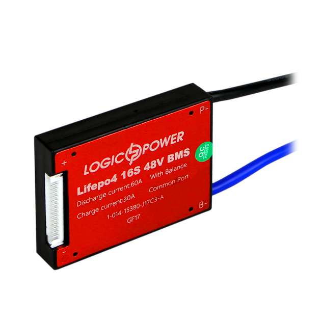 BMS плата LP LiFePO4 48V 16S Dis 60A Ch 30A - изображение 2