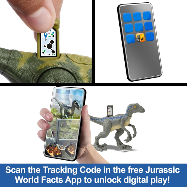 Figurka dinozaura Mattel Jurassic World Dino Trackers Strike Attack Dilophosaurus HLN70 (0194735116263) - obraz 7