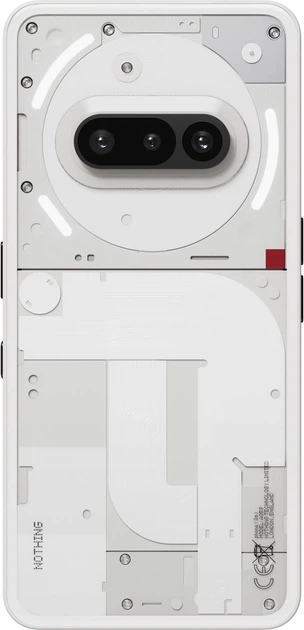 Смартфон Nothing Phone (3a) 8/128GB White – фото, отзывы