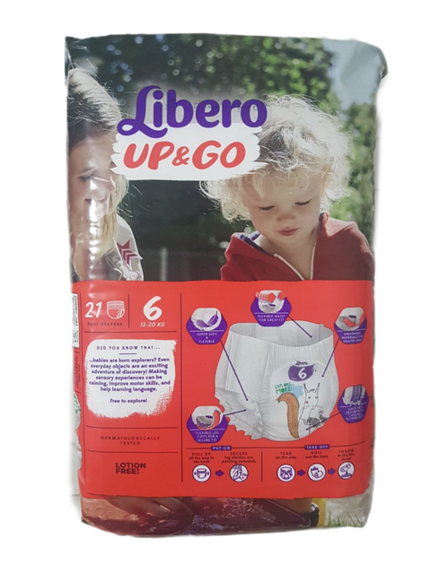 Підгузки-трусики Libero up&go 6 (21шт) - зображення 2
