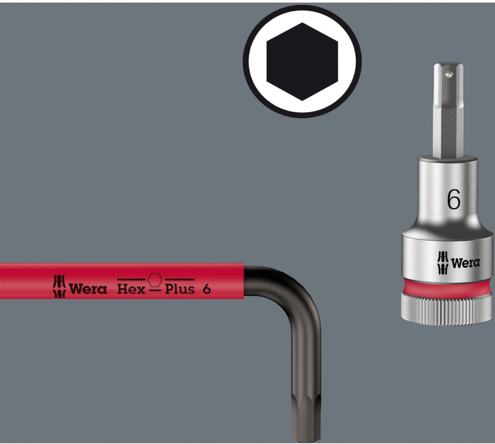 Набір ключів HEX Wera 950/9 HexPlus Multicolour Imperial 1 9 шт. (5022639001) - зображення 3