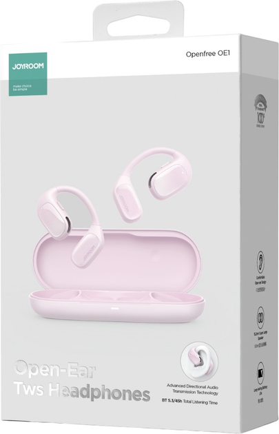 Навушники JOYROOM Openfree JR-OE1 Pink (6956116767853) - зображення 3