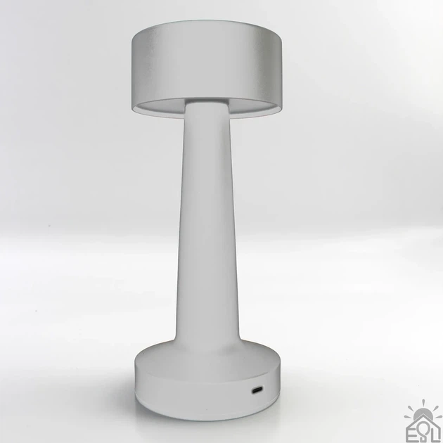 Світлодіодна настільна LED лампа DOWN LIGHT Бiла Esllse 2000К-6500K 200Lm с акумулятором 1200 mA - зображення 4