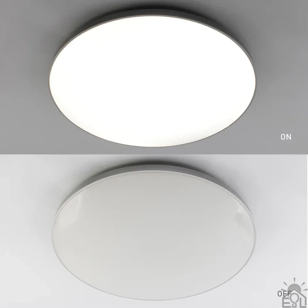 Світлодіодний LED світильник MOON 50W R Esllse 3000К-6500К 380×65мм ON/OFF WHITE/SILVER 220V IP40 бiлий - зображення 4