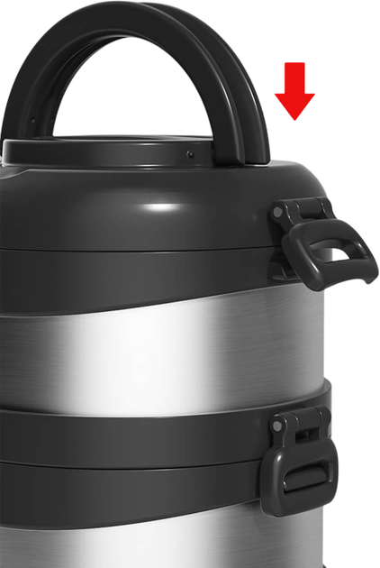 Термос харчовий Maestro 1.5 л Сріблястий (MR-1635-150) - зображення 3