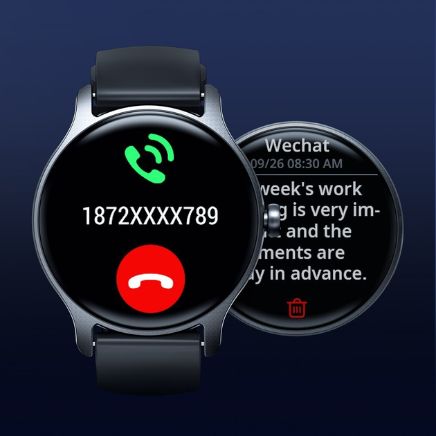 Smartwatch Joyroom Classic Series JR-FC1 Grey (6956116743826) - obraz 8