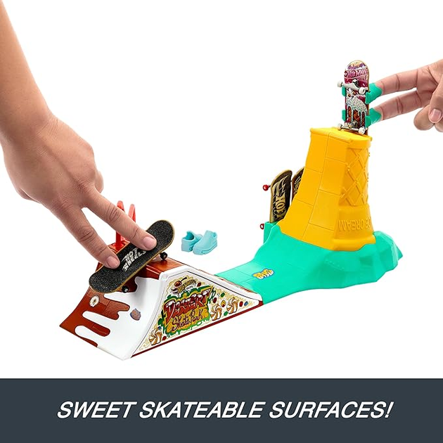 Скейтборд іграшковий Mattel Hot Wheels Skate Dessert Skatepark HXK91 (0194735232444) - зображення 7