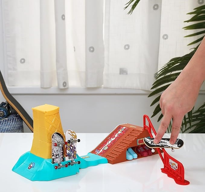 Скейтборд іграшковий Mattel Hot Wheels Skate Dessert Skatepark HXK91 (0194735232444) - зображення 10