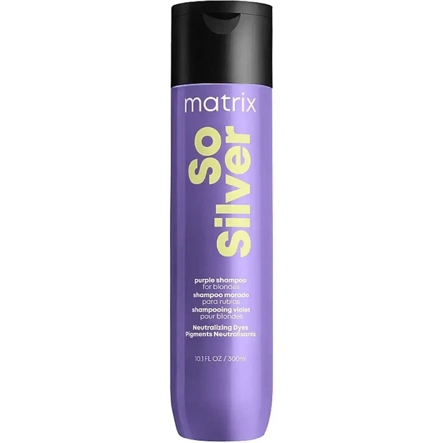 Шампунь для нейтралізації жовтизни волосся Matrix Total Results So Silver Shampoo 300 мл - Фото 1 Шампунь для нейтралізації жовтизни волосся Matrix Total Results So Silver Shampoo 300 мл - зображення 1