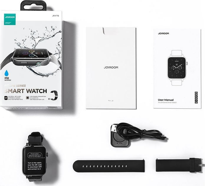 Smartwatch Joyroom Fit-Life JR-FT6 Black (6956116756291) - obraz 8