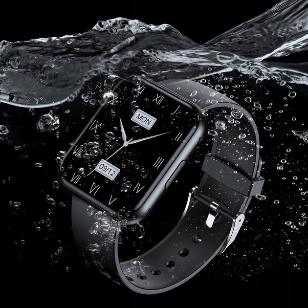 Smartwatch Choetech WT001 Black (6932112104991) - obraz 7