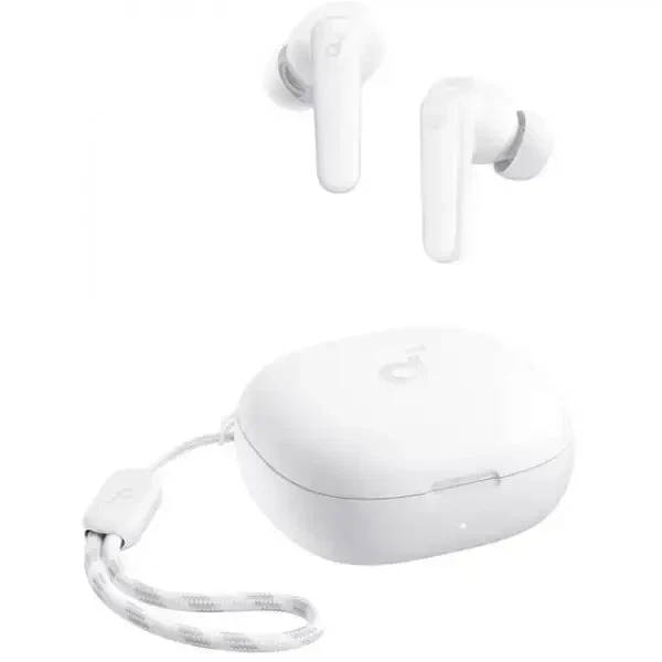 Бездротові навушники Anker Soundcore P20i, Bluetooth 5.3, IPX5, White, 10 міліметрові динаміки, 30 годин - Фото 2 Бездротові навушники Anker Soundcore P20i, Bluetooth 5.3, IPX5, White, 10 міліметрові динаміки, 30 годин - зображення 2