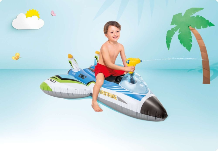 Надувний літак INTEX 171 x 171 см Blue (5905817003723)   - зображення 4