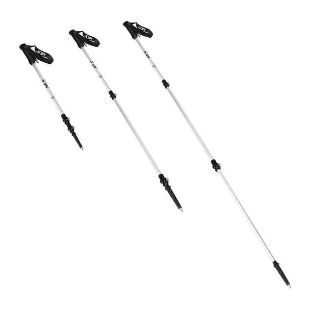 Kijki trekkingowe Nils aluminiowe aerodynamiczne 6061 & 7075 (TK8602) (5907695557756) - obraz 4