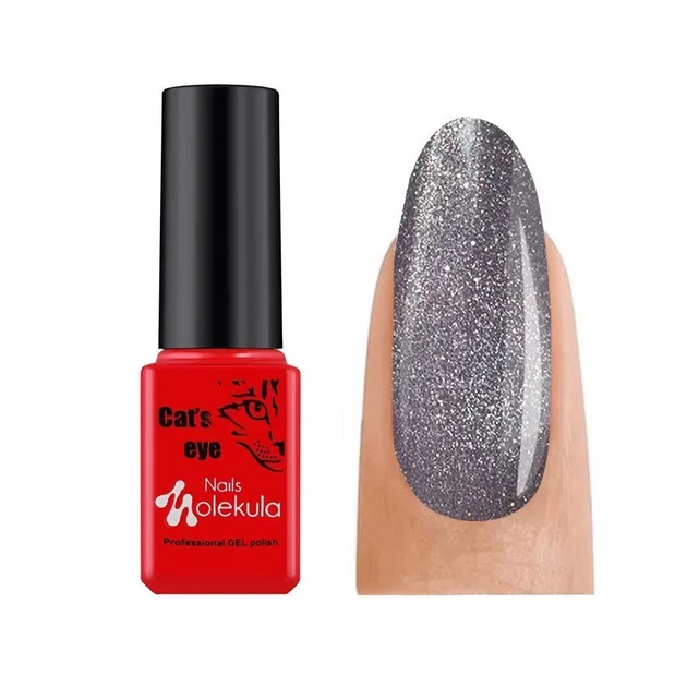 Гель-лак "Эффект кошачьего глаза" Nails Molekula Flash Cat's Eye Gel Polish 6 мл, FC03 - Фото 1 Гель-лак "Эффект кошачьего глаза" Nails Molekula Flash Cat's Eye Gel Polish 6 мл, FC03 - изображение 1