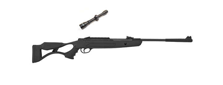 Пневматична гвинтівка Hatsan AirTact PD з посиленою газовою пружиною + приціл 4x32 - изображение 1