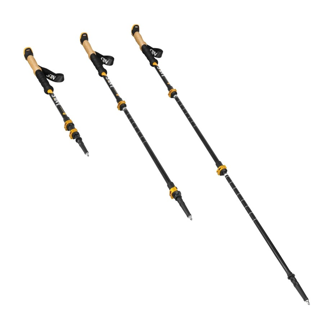 Kijki trekkingowe Nils aluminiowe składane 7075 (TK8605) (5907695557817) - obraz 4