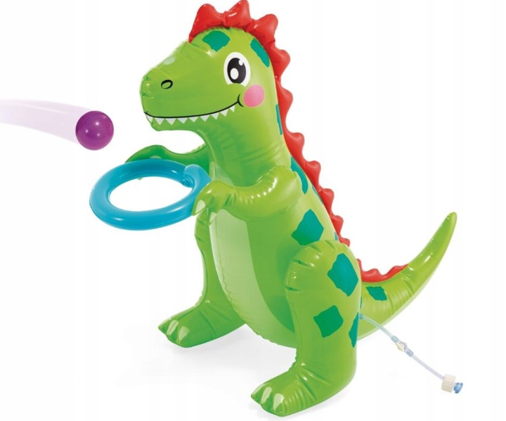Wodny plac zabaw Intex Dino Park z dmuchaną zjeżdżalnią 56139 201 x 157 x 69 cm (6941057428628) - obraz 8