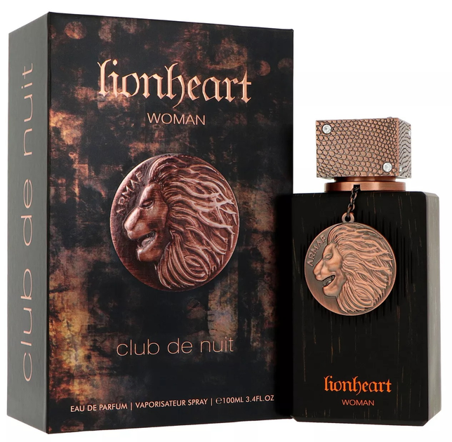 Woda perfumowana damska Armaf Club De Nuit Heritage Lion Heart 100 ml (6294015196467) - obraz 3