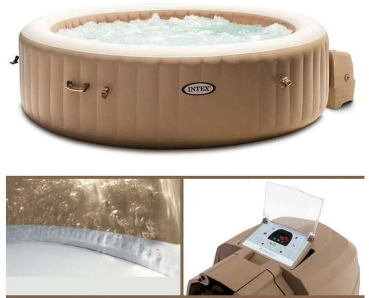 Басейн надувний Intex 196 x 70 см Brown (6941057418148) - зображення 6
