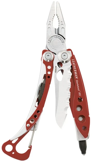 Мультитул LEATHERMAN Skeletool RX Red (красный), (7 инструментов) - Фото 1 Мультитул LEATHERMAN Skeletool RX Red (красный), (7 инструментов) - изображение 1
