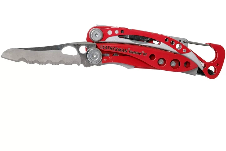 Мультитул LEATHERMAN Skeletool RX Red (красный), (7 инструментов) - Фото 4 Мультитул LEATHERMAN Skeletool RX Red (красный), (7 инструментов) - изображение 4