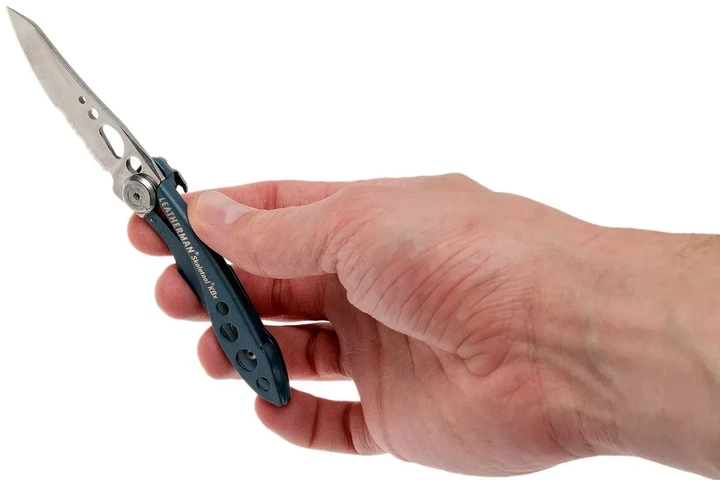 Нож Leatherman Skeletool KBX Denim (синий) - изображение 5