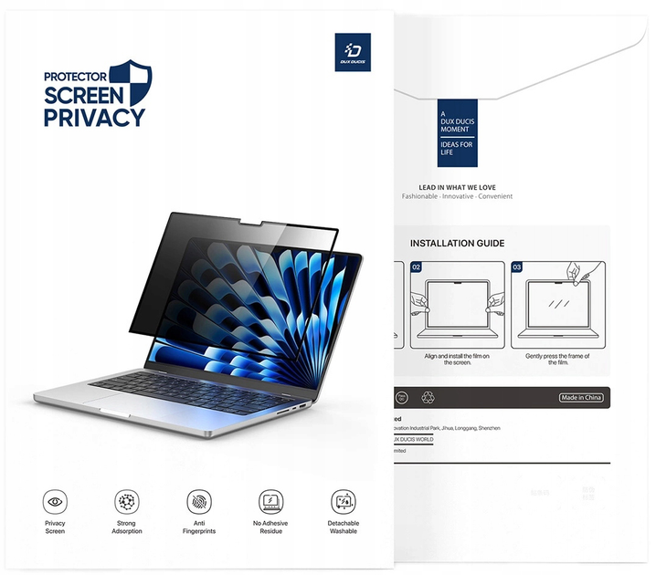 Folia prywatyzująca Dux Ducis Privacy Film do Apple MacBook Pro 15" (2017/2018) (6934913007440) - obraz 3
