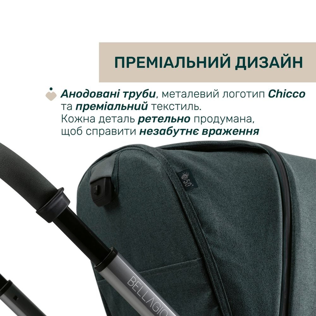 Коляска 2 в 1 Chicco Bellagio Зелена (87136.33.01) - зображення 17