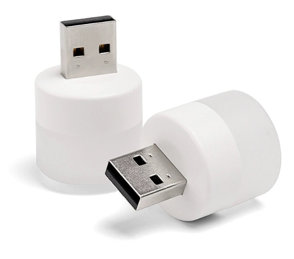 Светодиодная лампа с USB разъемом, лампа для Power Bank, компьютера, ноутбука, холодный свет - изображение 2