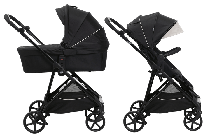 Коляска 2 в 1 Chicco Seety Черная (87097.07.01) - изображение 1