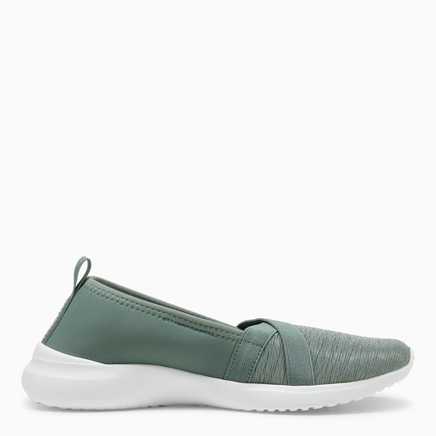 Женские слипоны Puma Adelina 36962129 37 (4UK) 23 см Eucalyptus/Gold/White (4099686091095) 